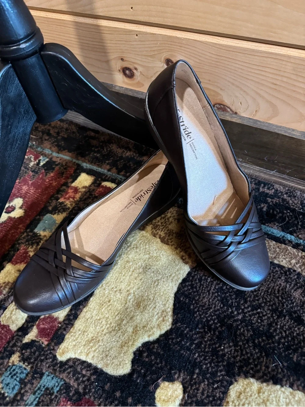 Life Stride Women’s Brown Comfort Ballet Flats